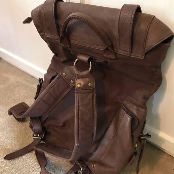 birch hill leather backpack